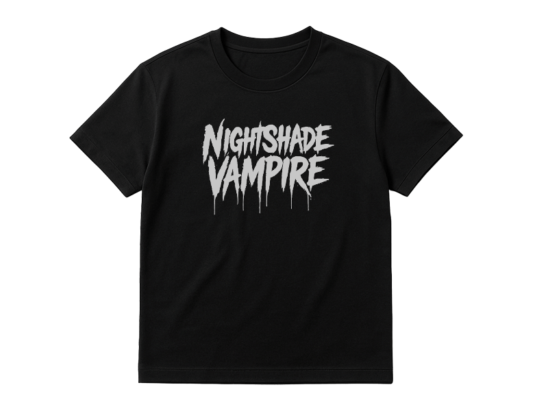 NightShade Vampire Black T-Shirt 
