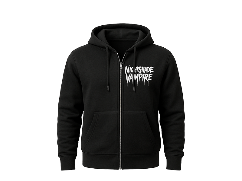 NightShade Vampire Hoodie with zipper